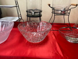 Punch bowl with ladle