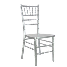 Chiavari chair, silver