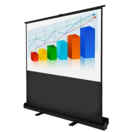 Pull-up projection screen, 7'x5'