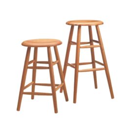 Stool, natural wood