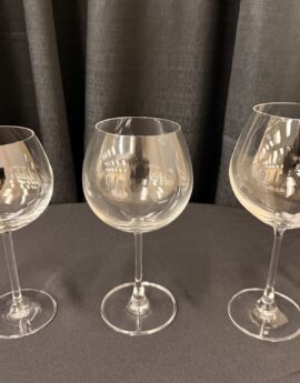 Burgundy glassware