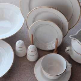Gold Band Dinnerware