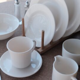 White dinnerware
