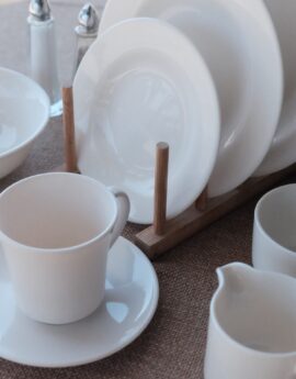 White dinnerware