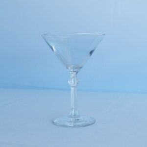 Crystal martini glass